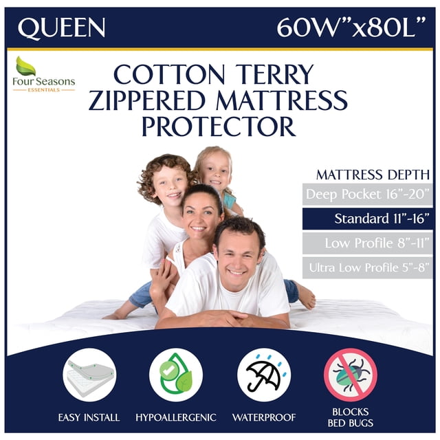 Funda de colchón Four Seasons Essentials Waterproof Queen
