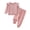 Pink, variant on GYRATEDREAM Toddler Girls 2 Piece Outfits Ruffle Long Sleeve Pullover Sweatshirts and Sweatpants Fall Clothing Sets
