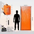 thumbnail image 3 of 4pcs Outdoor Emergency Warm Waterproof Sleeping Bags Camping Survival Bags, 3 of 5