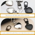 thumbnail image 2 of CRILSTYLEO 12Ud Cremallera Tirador Negro Para Bolsas Deportivas Y Abrigos Práctico Y Duradero, 2 of 7