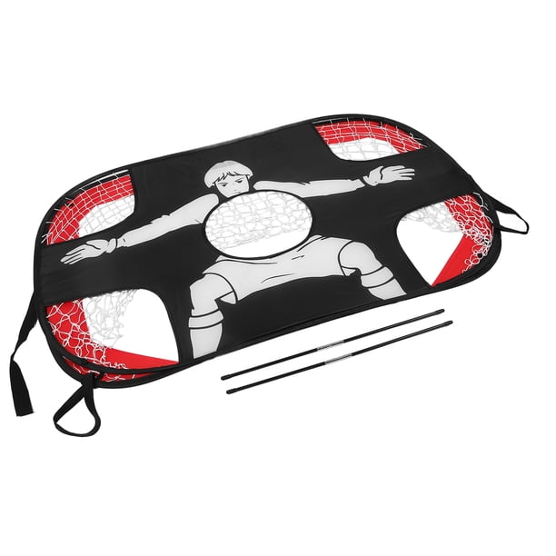 Red de portería plegable para fútbol, malla de alambre plano para niños, herramienta de entrenamiento