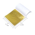 thumbnail image 3 of 100 Pieces Bb Gold Imitation Gold & Silver Foil Leaf Papers - For Crafting, Diy Projects, Scrapbooking, Wedding Party Decor, Home Decor - For Diy Enthusiasts, Crafters, Wedding, 3 of 5