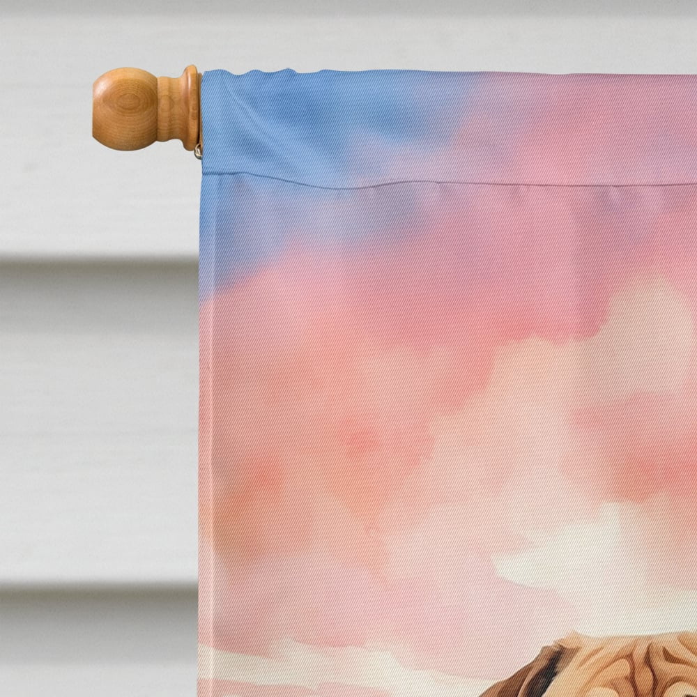 Mastiff Two Hearts House Flag 28 in x 40 in