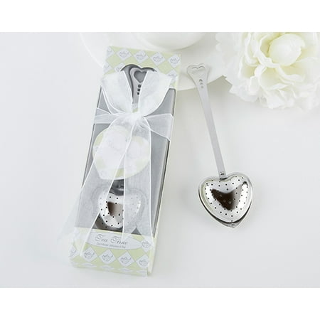 Kate Aspen Heart Shaped Tea Time Tea Infuser in Gift Box - Set of 6 - Hostess Gift, Guest Gift, Party Souvenir, Party Favor or Decorations for Weddings, Bridal Showers, Baby Showers &