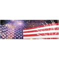 thumbnail image 3 of Independence Day United States of America USA Flag with Fireworks Valances for Windows, Kitchen Curtains Valances Window Treatment Rod Pocket Valances for Kitchen Living Room Bedroom Bathroom Laundry, 3 of 6