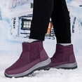thumbnail image 6 of Xiaoxatg Women's Boots Couples Winter Warm Comfortable On Mid Top Boots for Men and Women 7 Purple, 6 of 9