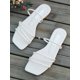 thumbnail image 3 of Women Minimalist Slide Sandals, Elegant Summer Flat Sandals, 3 of 4