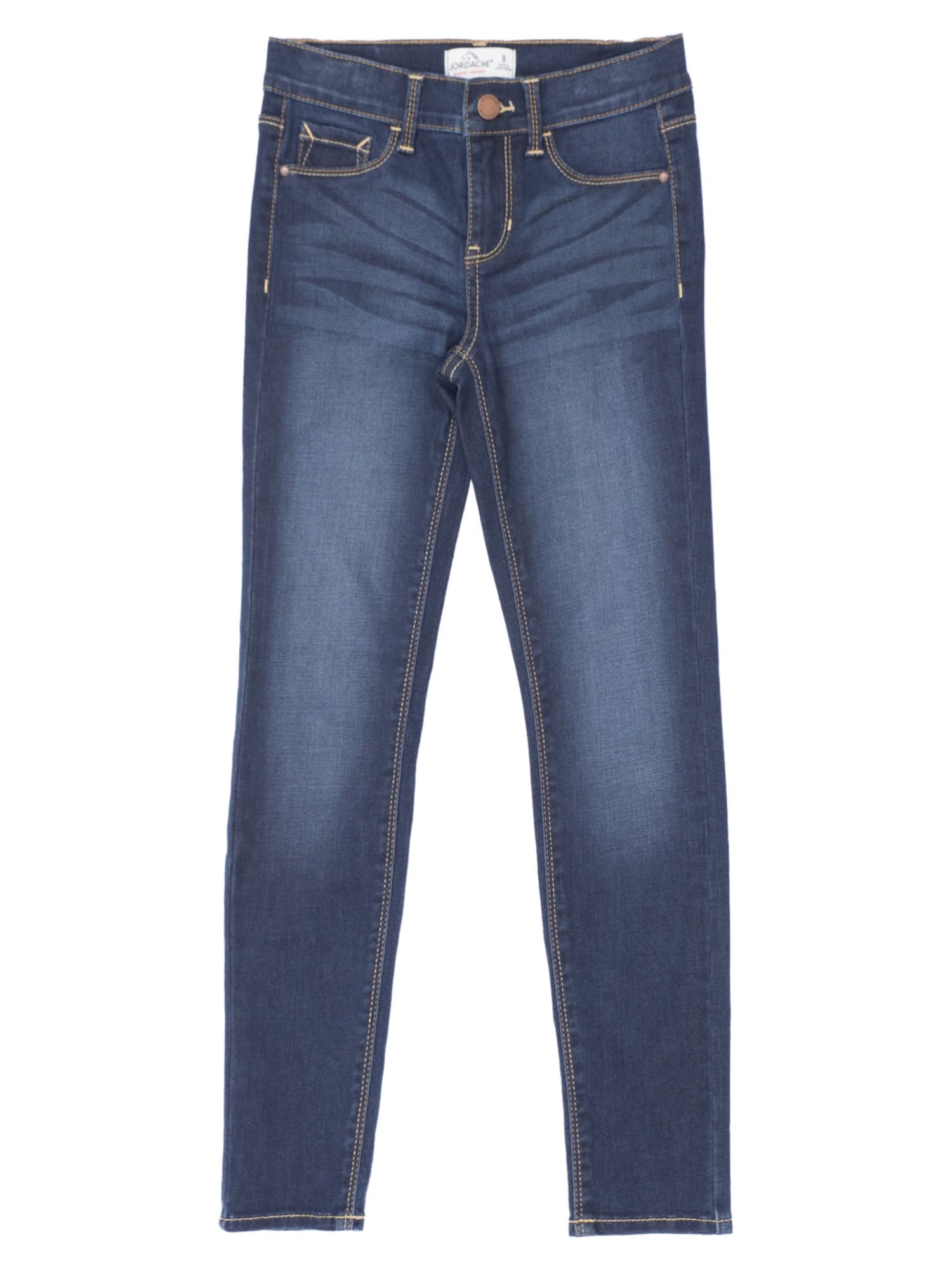 Jordache Girls Super Skinny Power Stretch Jeans, Sizes 5-18
