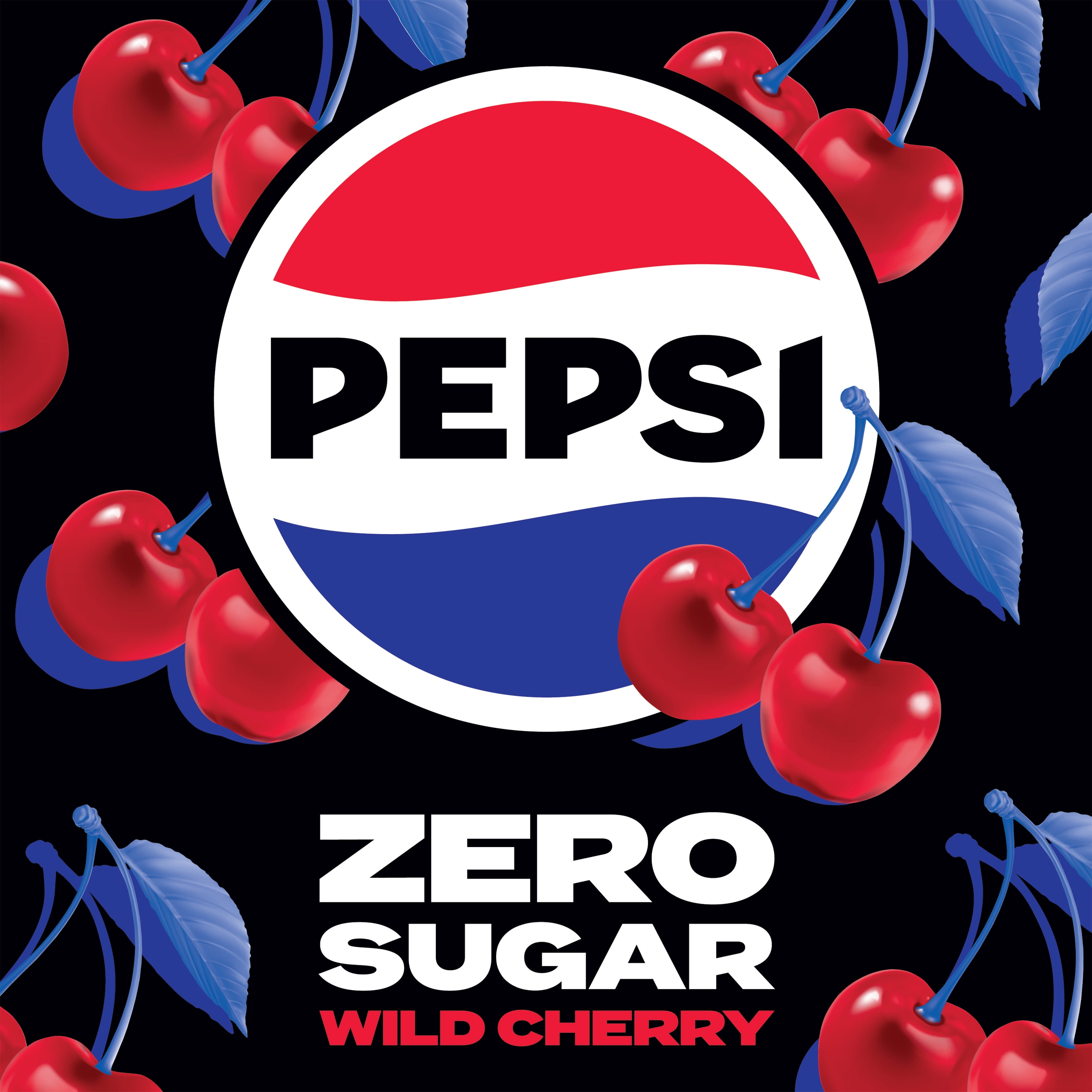 Pepsi Cola Zero Sugar Wild Cherry Cola Soda Pop, 2 Liter Bottle