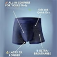 thumbnail image 3 of Bamboo Fiber Boxer Briefs Boxer Briefs Bamboo Cool Underwear Box Hero Underwear 4pcs, 3 of 6