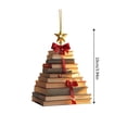 thumbnail image 3 of Christmas tumgatte Christmas Tree Decoration Pendant 2024 Christmas Decoration 2D Flat Book Shelf Christmas Pendant Up to 65% off, 3 of 7