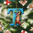 thumbnail image 3 of Adorno Acrílico Con Forma Letra T Dinosaurio para Navidad Coche Plano 2D, 3 of 9