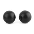 thumbnail image 2 of Unique Bargains Plastic Round Shape Ball Knob Handle Black 8mm Threaded 35mm Diameter 10 PCS, 2 of 5