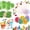 Multicolor, variant on Colorful Bamboo Cocktail Picks Drink Accessories Party Supplies - 60 Colorful Cocktail Umbrellas & 100 Tropical Fruit Picks - Ideal for Summer Parties, Hawaiian Beach Decor, and Drink Garnishes
