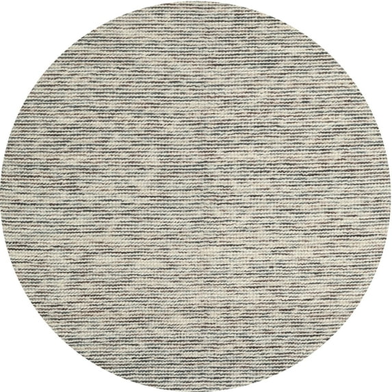 Ahgly Company Indoor Round Contemporary Khaki Green Abstract Area Rugs, 10' Round