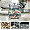thumbnail image 6 of Yayeee Ashtray with Lid for Cigarette Smokeless Stainless Steel Home Ash Holder, Colorful Road at Night, 6 of 7