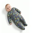 thumbnail image 3 of Emy Dola Baby Boys' One-Piece Footies 100% Cotton Bodysuit For 0-12M Infant Long Sleeve Zipper Onesies Newborn Spring Fall Romper Outfits, 3 of 8