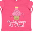 thumbnail image 4 of Inktastic 3rd Birthday Cupcake Girls Cute Girls Toddler T-Shirt, 4 of 5