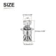 thumbnail image 2 of 1/4inch X 5/8inch Hex Nut Sleeve Anchors - 5 Pack - Good for Concrete Dry Brick Block Walls - Carbon Steel -, 2 of 5