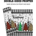 thumbnail image 5 of Christmas Placemats Set of 4, 12x18 Inch Xmas Tree Buffalo Plaid Washable Cotton Linen Table Place Mats Rectangler for Farmhouse Seasonal Winter Holiday Dinner Party Decor, 5 of 8