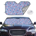 thumbnail image 2 of Fotbe Strawberry And Flowers Car Windshield Sunshade | Sun Visor Protector Front Window Shade, Keeps Out UV Rays, Keeps Your Vehicle Cool-Medium, 2 of 7