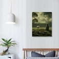 thumbnail image 3 of COMIO Jesus and Lamb Canvas Wall Art Jesus Running After Lost Lamb Picture poster Canvas Christian Home Decor  Unframed, 3 of 4