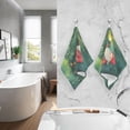 thumbnail image 2 of joogoo 2 PCs Hand Towels Sets Gnome at Night Cotton Face Towel Bathroom Decorative, 2 of 7