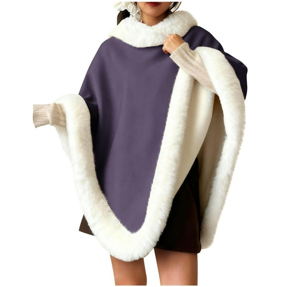 Cavosen Winter Shawl Fleece Elegant Wraps Solid Soft Thicken Warm Scarves Versatile Bridesmaid Wedding Fall Everyday Wear