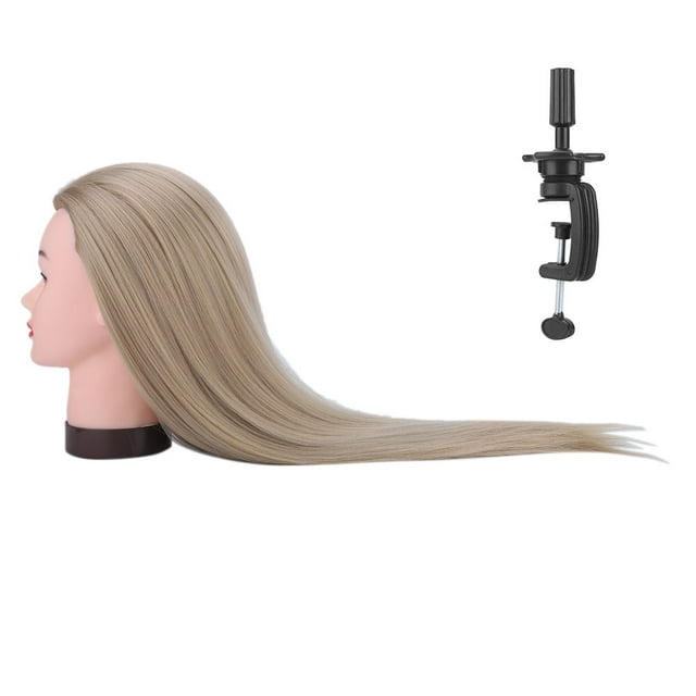 Hairdressing Training Mannequin Head Head With Hair Beautiful Hair Stylist Hairdresser