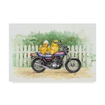 Trademark Fine Art 'Biker Chicks' Canvas Art by Charlsie Kelly