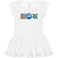 thumbnail image 3 of Inktastic Airplane Eat Sleep Fly Girls Toddler Dress, 3 of 5