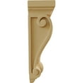 thumbnail image 4 of Ekena Millwork 7 1/2"W x 4 1/2"D x 14"H Cole Pilaster Wood Corbel, Alder, 4 of 4