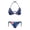 Australian Flag Inspired Stripe & Star Pattern, variant on Polyester Spandex Banana Pattern Swimwear, Plus Size Design Comfortable Halter Bikini Set for Party Beach