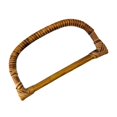 thumbnail image 2 of Ruiboury Bag Handle Replacement Handbag DIY Crafting Purse 18.2cmx9.4cm Handle Bamboo Handmade Bag, 2 of 4