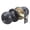 Black, variant on Multipurpose Contemporary Door Knobs Privacy Locks Square Rosettes Portable Accessory for Bedroom or Bath Daily Use