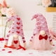 thumbnail image 2 of Valentines Day Gnomes for Home Decor Table Gnome Decorations Swedish Plush Elf Scandinavian Tomte Elf Ornaments Gifts, 2 of 5