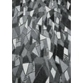 thumbnail image 1 of Ahgly Company Indoor Rectangle Patterned Dark Gray Novelty Area Rugs, 3' x 5', 1 of 6