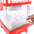 thumbnail image 4 of Nostalgia Snow Cone Maker, Tabletop Shaved Ice Machine with 2 Reusable Cones and Ice Scoop, Cherry Red, 4 of 5