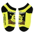 thumbnail image 4 of DreamWorks Shrek Boys' Socks Character Designs 4 Pairs Kids No Show Ankle Socks, 4 of 8