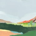 thumbnail image 2 of Ian C 26x26 Gold Ornate Wood Framed with Double Matting Museum Art Print Titled - Green Hills I, 2 of 4