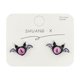 thumbnail image 4 of Uñas con forma de oreja de monstruo demonio, lindas, accesorios de Yiwu, puesto de joyería, uñas con forma de hueso de oreja, divertidos pendientes de aguja de plata con dibujos animados, 4 of 6