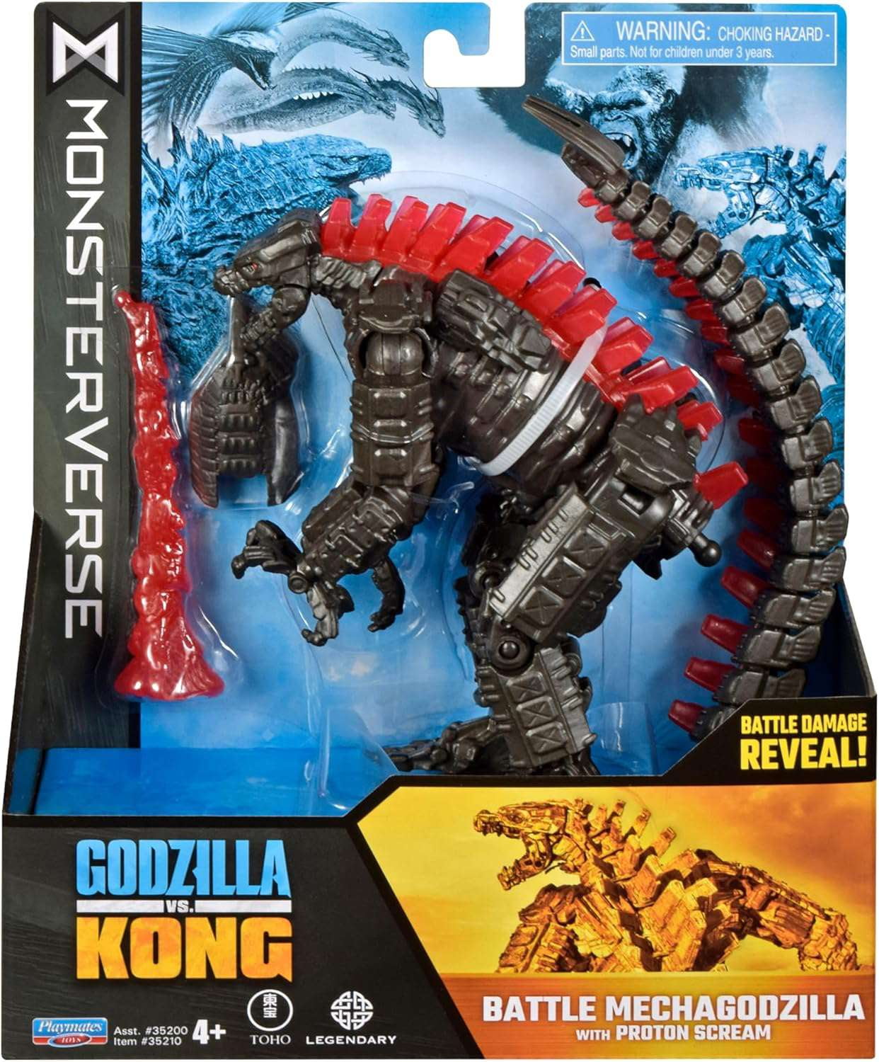 Godzilla Vs Kong Monsterverse Battle Roar Mechagodzilla Action