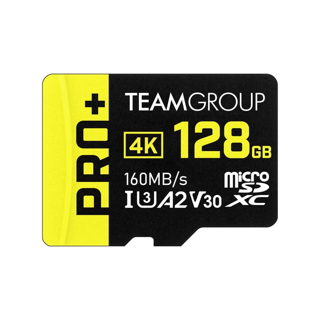 Tarjeta microSD TEAMGROUP A2 Pro Plus de 128 GB UHS-I U3 V30