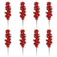 thumbnail image 1 of Fleurs Artificielles Branches Rouges et Baies Salon Table à Manger Décoration Maison Fleurs avec Branches Style Ambiance Festive Plante Verte Accessoires Bouquet de Roses Artificielles Arrangement Floral en Soie Maison, 1 of 4