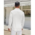 thumbnail image 3 of COOFANDY Mens Casual Shirts Long Sleeve Button Down Shirt Untucked Dress Shirts for Men, 3 of 6