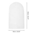 thumbnail image 4 of Unique Bargains 5 Pcs Dustproof Zipper Garment Bag Clear, White 39.37in, 4 of 6
