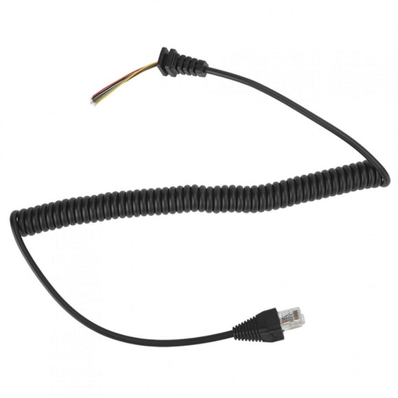 Línea de resorte para teléfono, 67A8J Línea de resorte para teléfono Altavoz de mano para automóvil Reemplazo de micrófono Cable de micrófono para altavoz de mano Diseñado a medida
