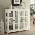 thumbnail image 2 of Coaster Armoire d'Appoint en Bois à 4 Portes Blanche, 2 of 2