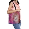 thumbnail image 2 of ABPHQTO Watercolor Space Canvas Bag Reusable Tote Grocery Shopping Bags Tote Bag 14x16 inch, 2 of 2