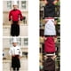 thumbnail image 3 of de Cocinero Muebles de Cocina Accesorios de Comedor Tenedores Desechables Negro perfecl Medio delantal de la cintura, 3 of 8